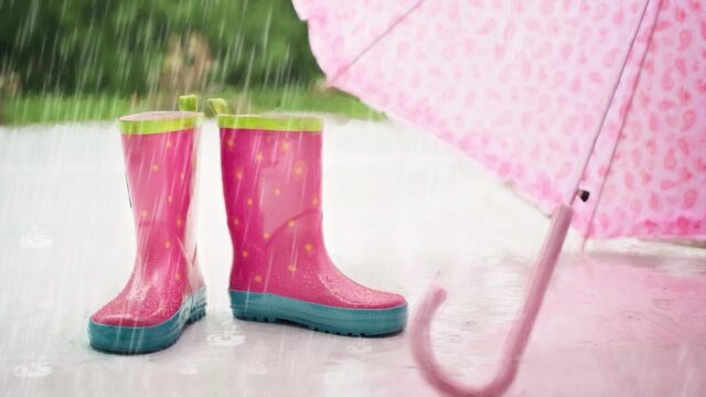 雨の日通園、歩けない下の子が濡れない対策