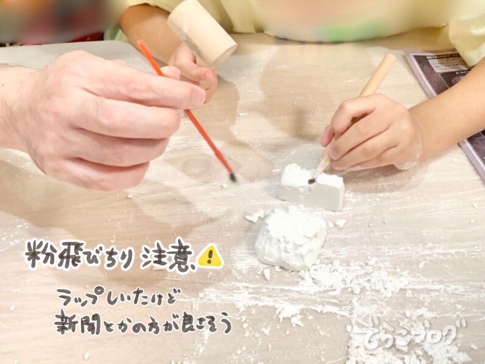 ただ粉がめっちゃ飛び散ったから時間のある夏休みにおすすめ笑