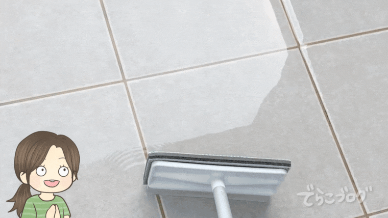 アズマの水切りができる玄関ブラシ