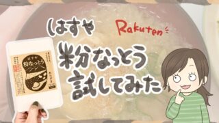 はすやの粉なっとうを楽天でお試し購入！味噌汁にサッと入れるだけで手軽に納豆の栄養がとれて便利でした◎
