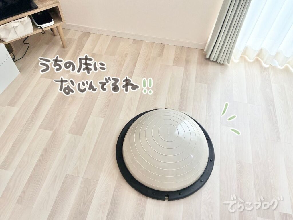 リビングに置いたバランスドーム